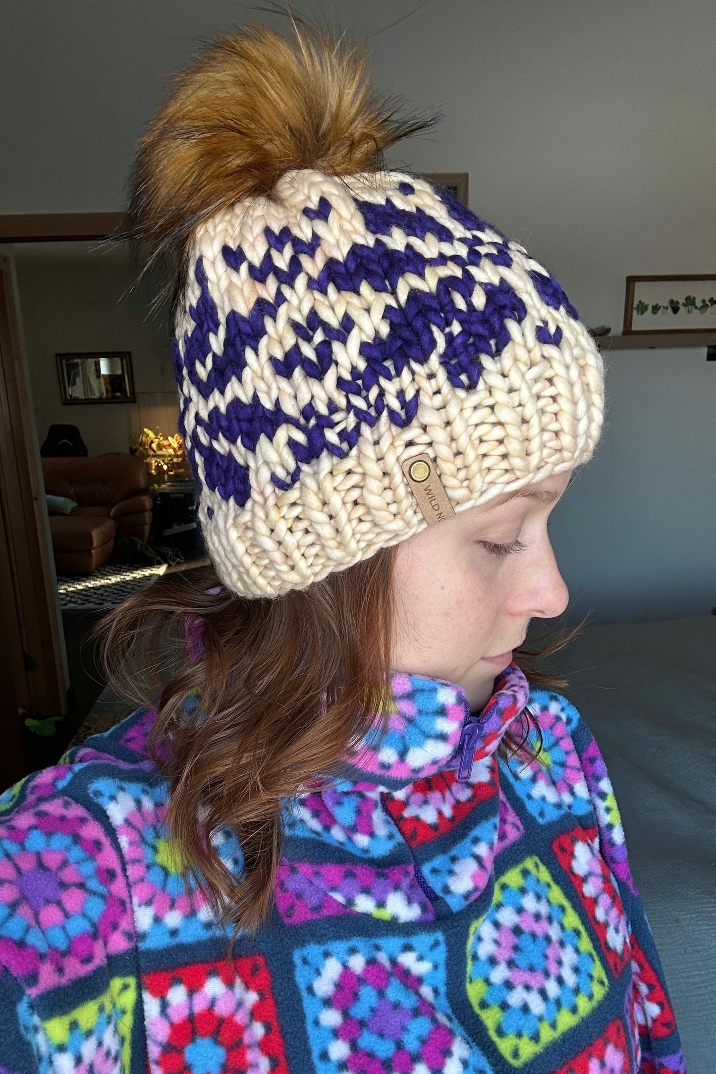 Snow bunny beanie