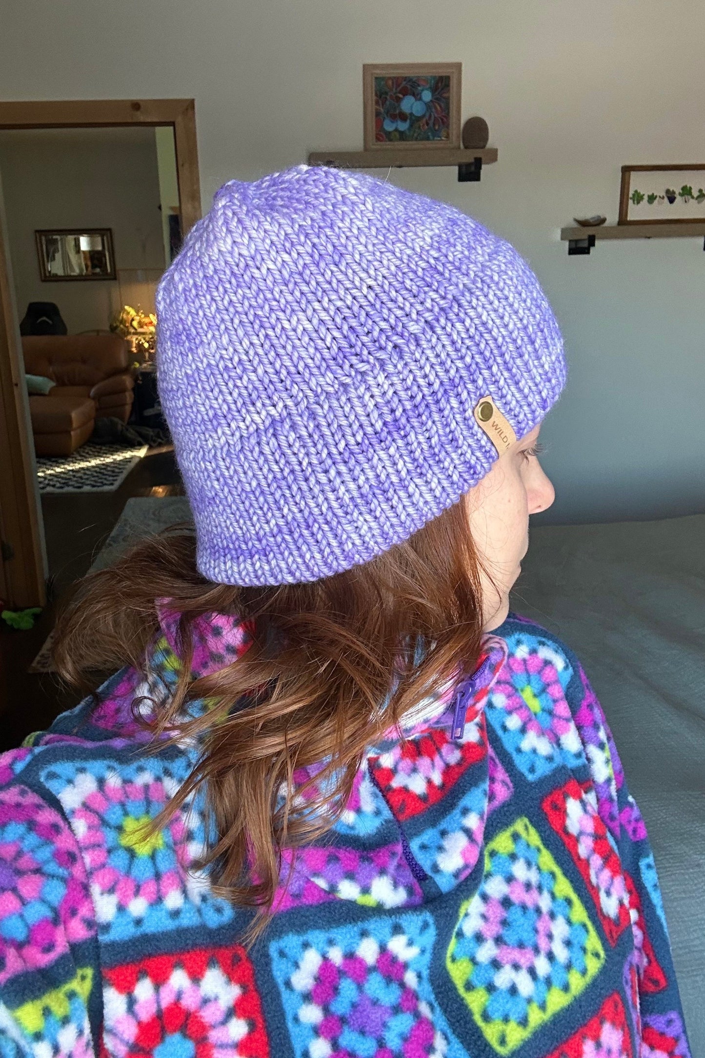 Bulky double brim beanie